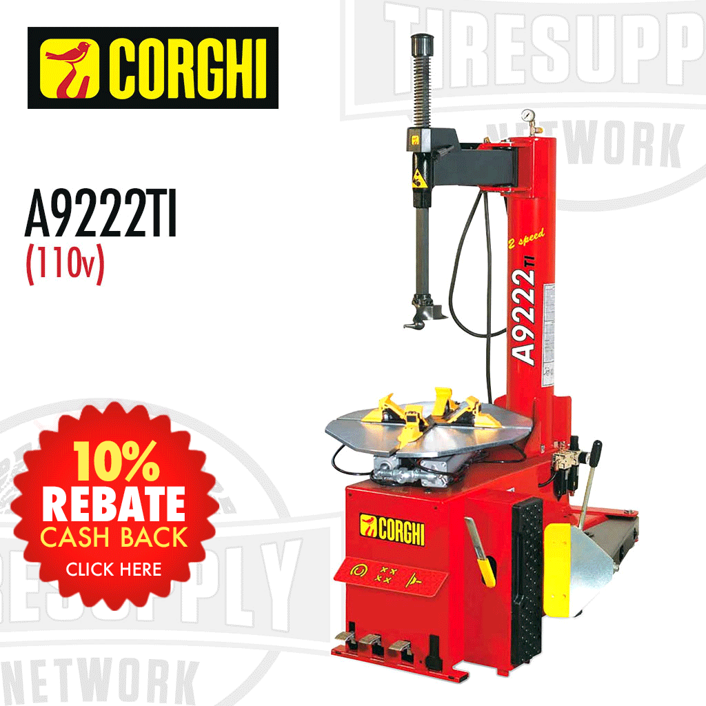 Corghi A9222TI | Swing Arm Tire Changer - Electric Motor