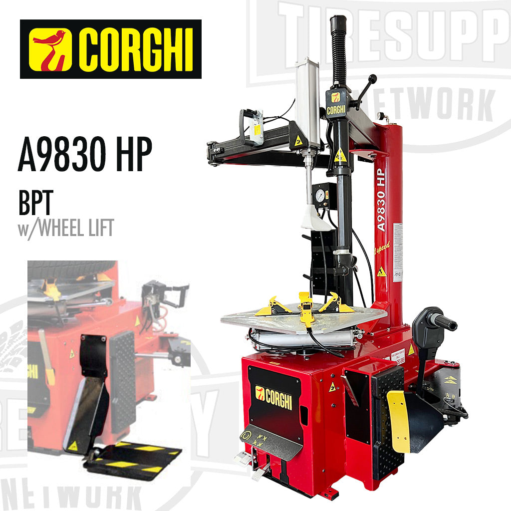 Corghi | A9830 High Performance Hand Operated 26" Tire Changer - Choose Arm (A9830HP*)