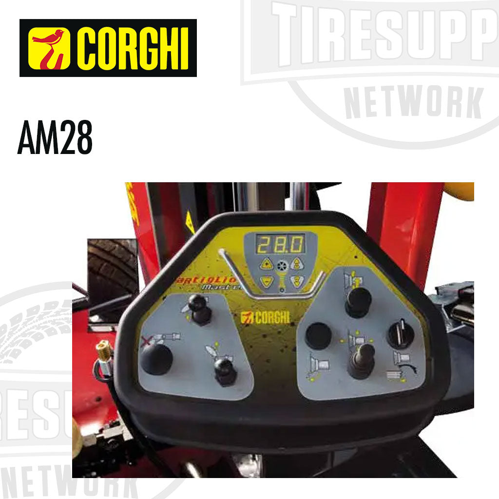 Corghi | AM28 Auto Artiglio Master 28&quot; Touchless High Performance Tire Changer - Electric (AM28)