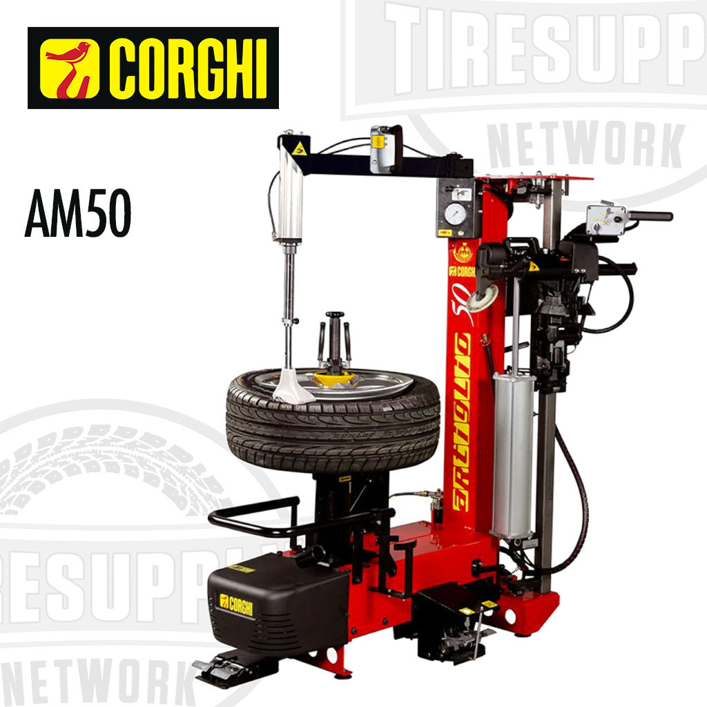 Corghi | Artiglio 50 Electric Leverless Tire Changer with BPT Helper Assist Arm (AM50)