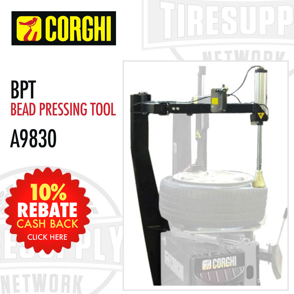 Corghi BPT Pneumatic Bead Pressing | Tool Helper Assist Arm for A9830 Tire Changer