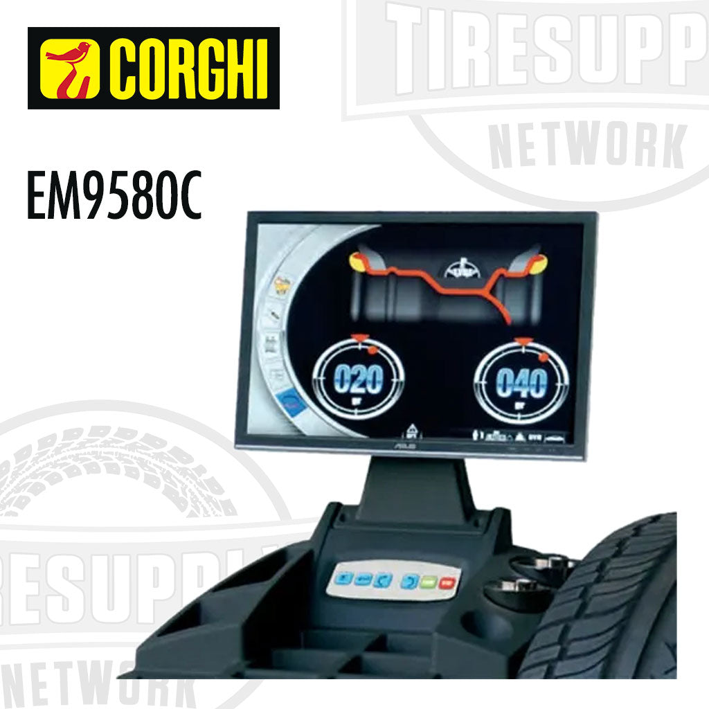 Corghi | EM9580C Plus Laserline Wheel Balancer with Touchscreen Monitor (EM9580C)