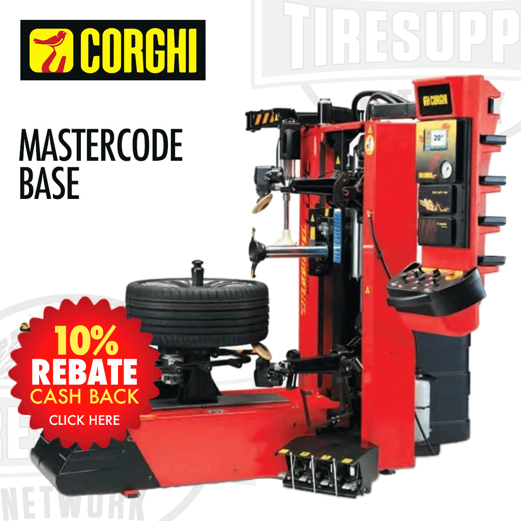 Corghi MasterCode Base | with Arm Touchless Tire Changer - Electric