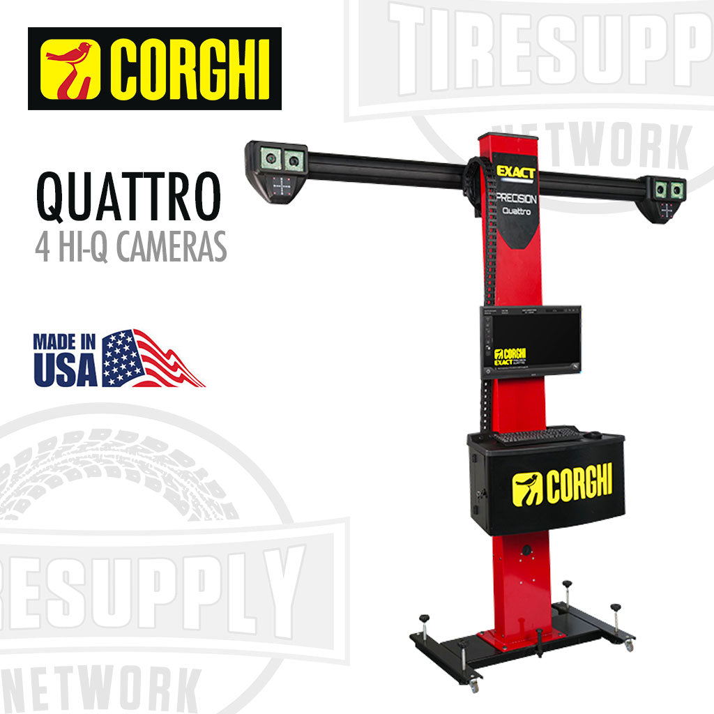 Corghi | Exact Precision Quattro Wheel Alignment with 4 Hi-Q Cameras (Quattro)