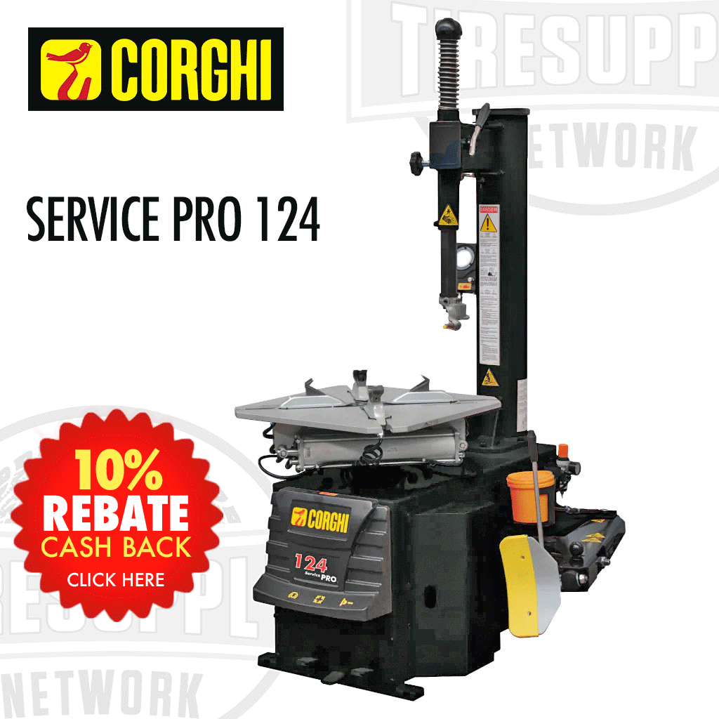 Corghi Service Pro 124 | Electric Swing Arm Tire Changer