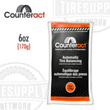 Counteract automatic tire balancing beads 6 oz. bag with valve cap and valve core. CA6