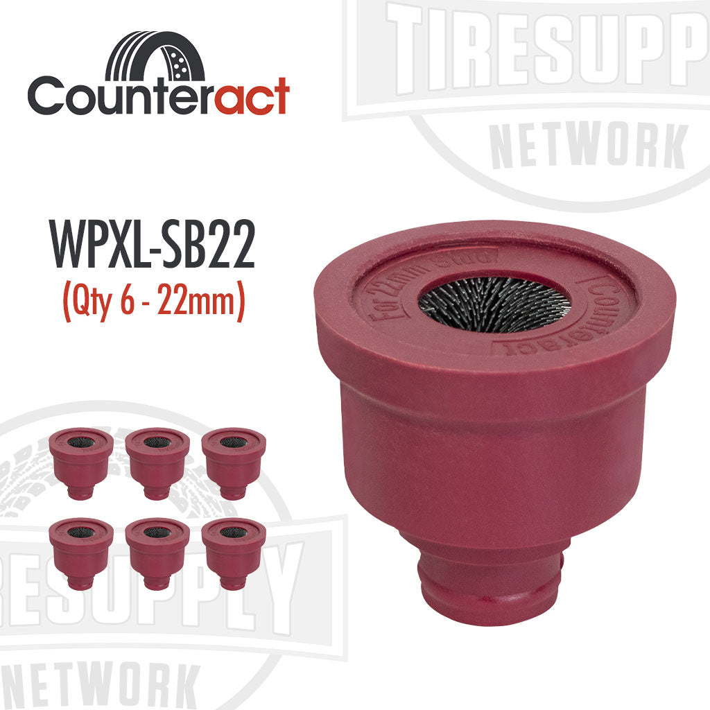 Counteract | Wheel Pro XL Stud Brush - Clip In 22mm (WPXL-SB22)