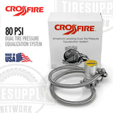 CrossFire CF80ST 80 PSI dual tire pressure equalization system, America's leading dual tire pressure equalization system.