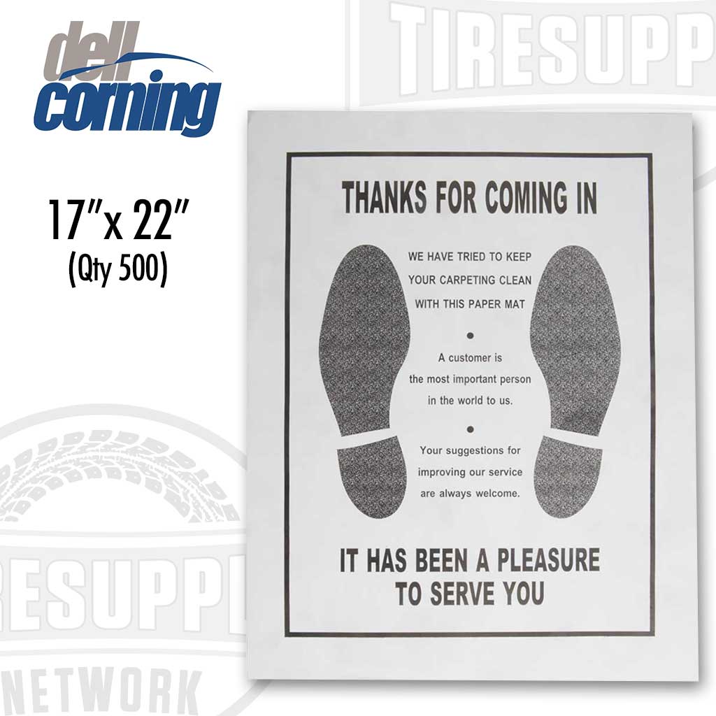 Dell Corning | Floor-Mate 17″ x 22″ Coated Paper Floor Mat (20-003)