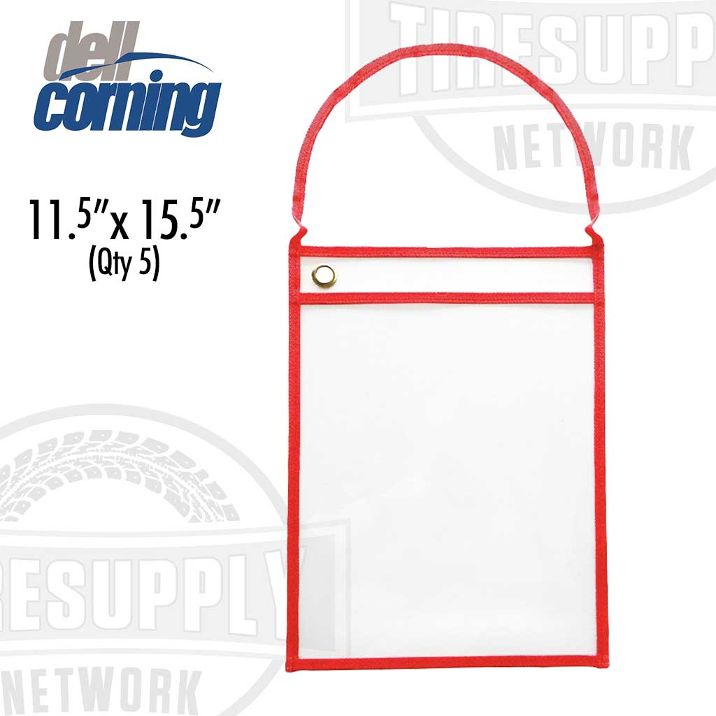 Dell Corning | Work Ticket Holder 11.5″ x 15.5″ with Red Handle - Box of 5 (42-310)