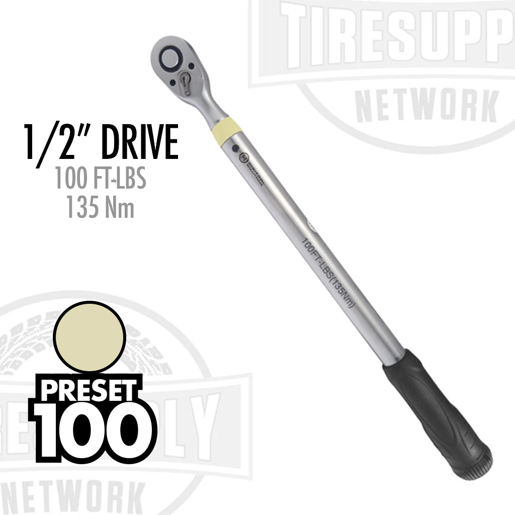 1/2" Drive Preset Click-Type Torque Wrench - 100 ft-lbs (5PC-1003)