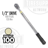 1/2" Drive Preset Click-Type Torque Wrench - 100 ft-lbs (5PC-1003)