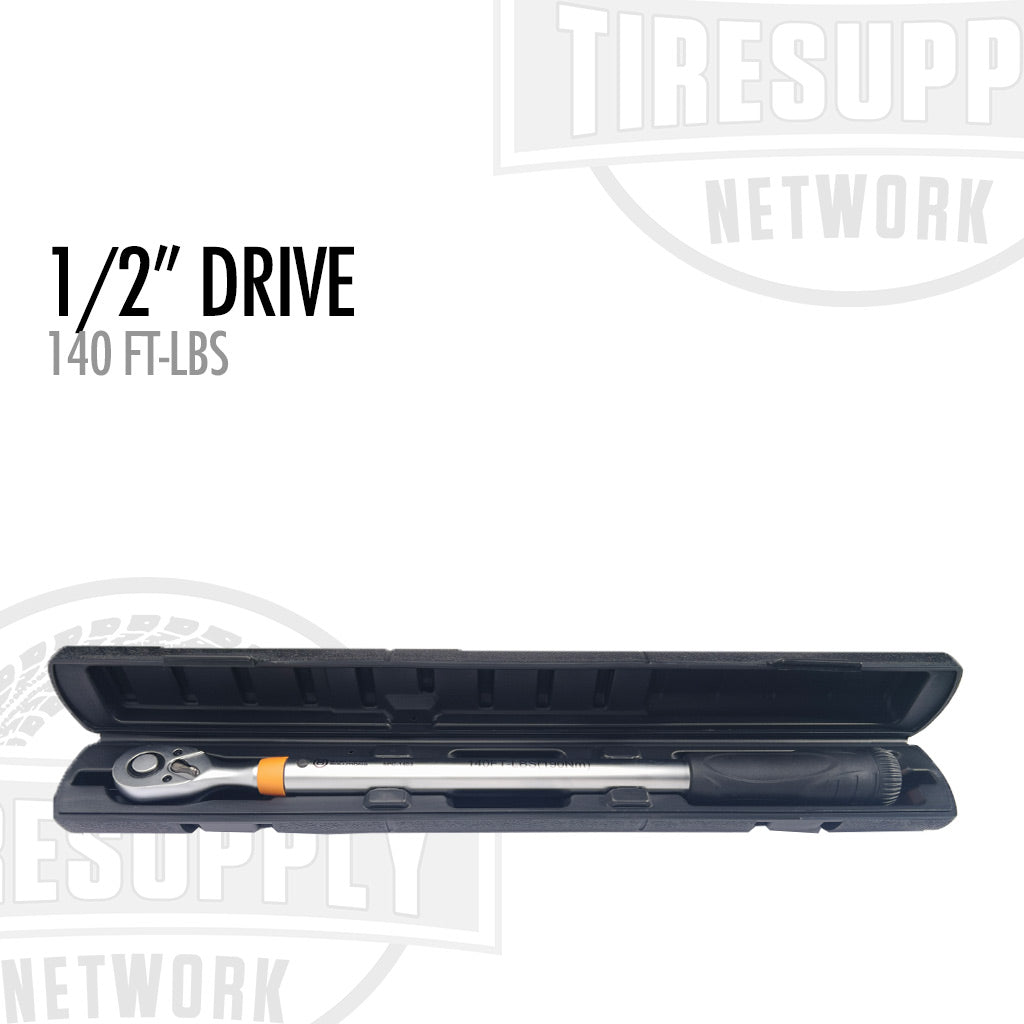 1/2&quot; Drive Preset Click-Type Torque Wrench - 140 ft-lbs (5PC-1403)