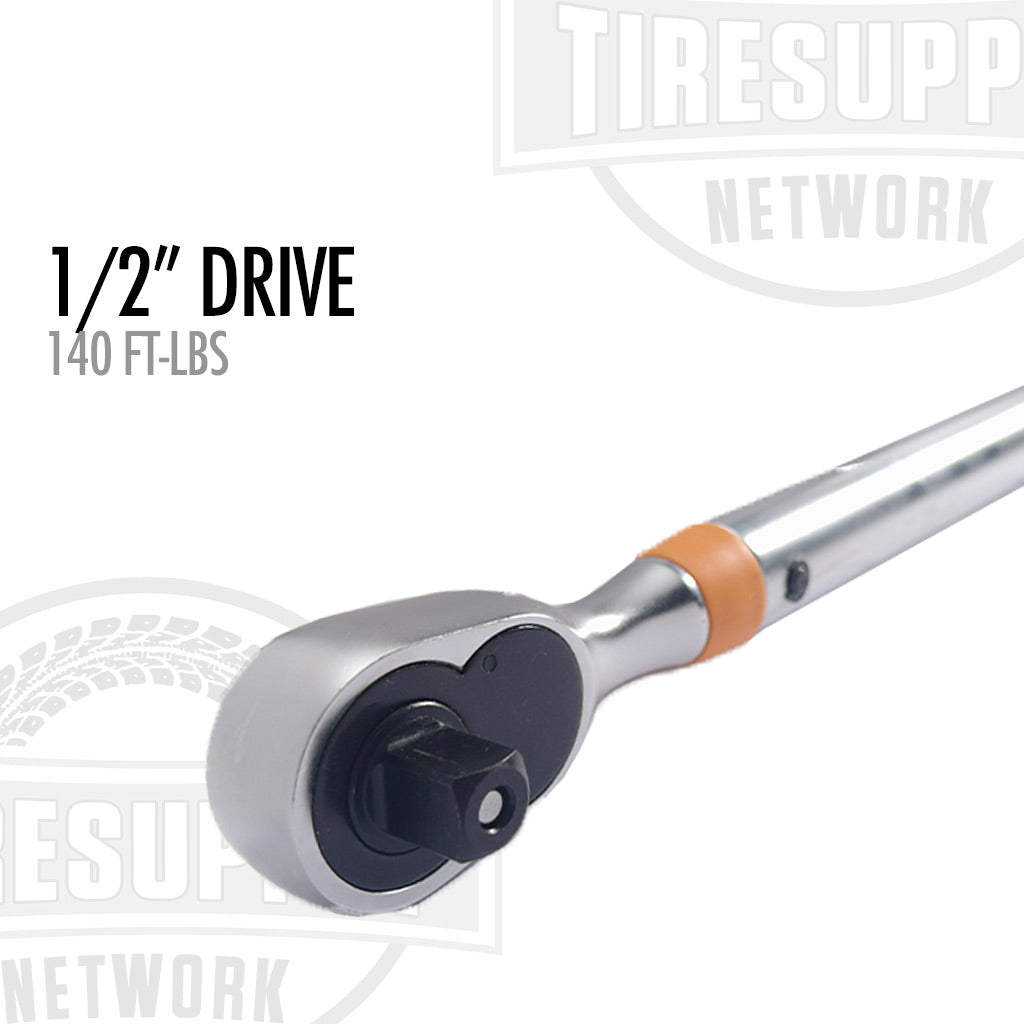 1/2&quot; Drive Preset Click-Type Torque Wrench - 140 ft-lbs (5PC-1403)