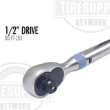 1/2" Drive Preset Clicker Style Torque Wrench - 80 ft-lbs (5PC-803)