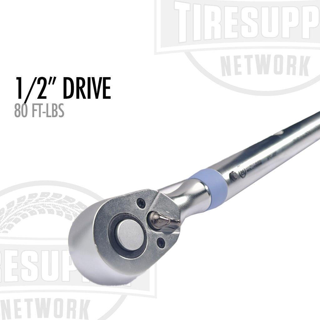 1/2" Drive Preset Clicker Style Torque Wrench - 80 ft-lbs (5PC-803)