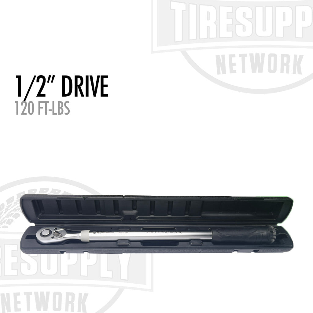 1/2&quot; Drive Preset Click-Type Torque Wrench - 120 ft-lbs (5PC-1203)