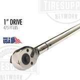 1" Drive Preset Truck Click-Type Lug Nut Torque Wrench - 475 ft-lbs (6005CTPPY-1)