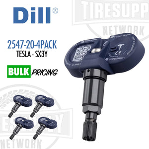 Dill | Tesla Model SX3Y Bluetooth TPMS Sensor with Black Clamp 