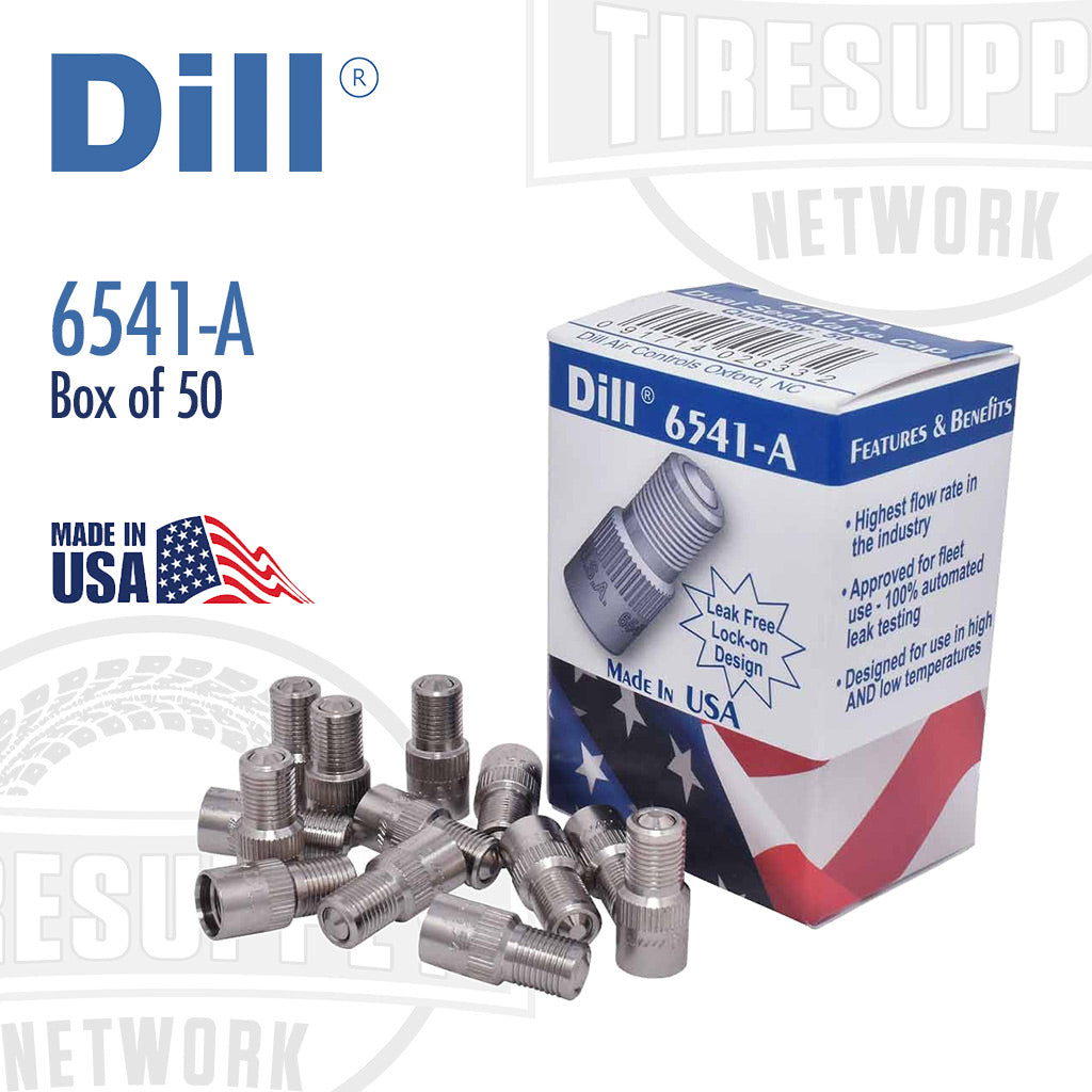 Dill | 6541-A Inflate-Thru Dual Seal Valve Cap Extension - Box of 50 (6541-N)