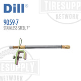 Dill | 7" Flexible Braided Stainless Steel Valve Extension (9059-7)