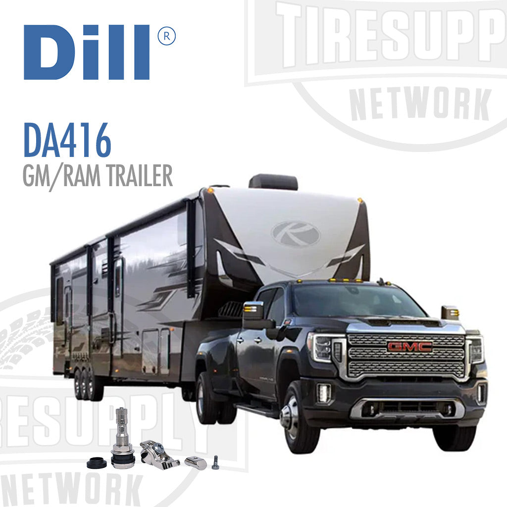 Dill | Factory GM/RAM Trailer TPMS Dill-A-Dapter Valve Assembly (DA416)