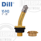 Dill | 21° Heavy Duty Truck Valve - .625 Hole (VS-943)