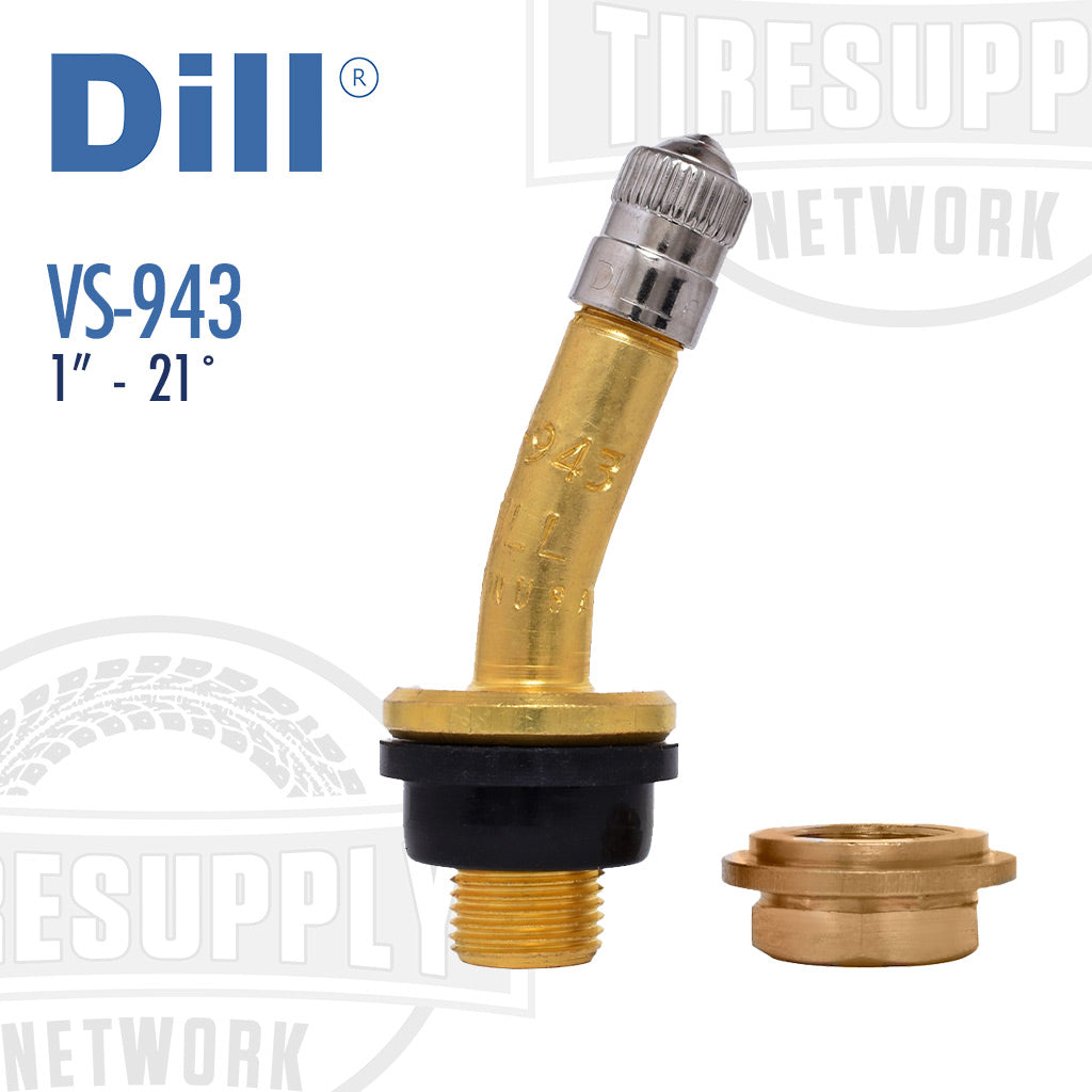 Dill | 21° Heavy Duty Truck Valve - .625 Hole (VS-943)