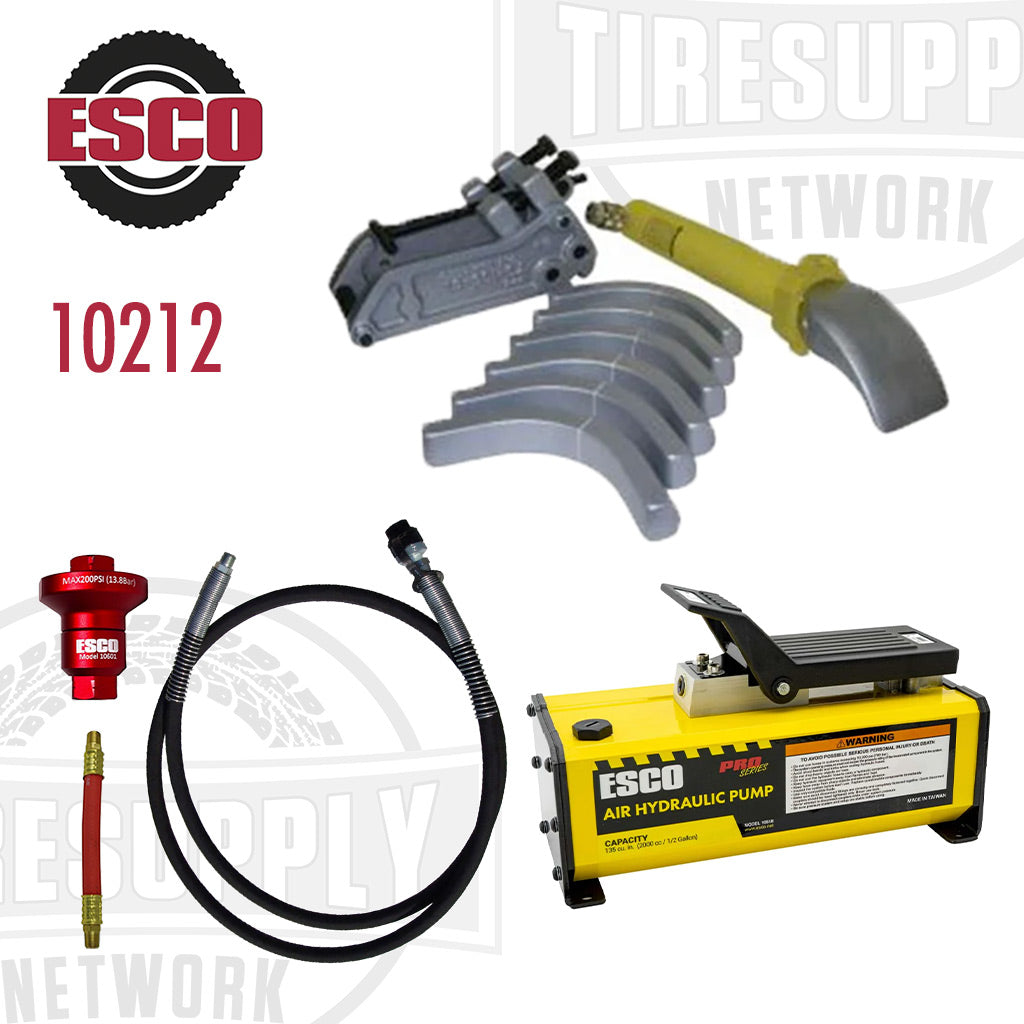 ESCO | Giant Tire Bead Breaker Head Kit with 1/2 Gallon Hydraulic Air Pump (10212)