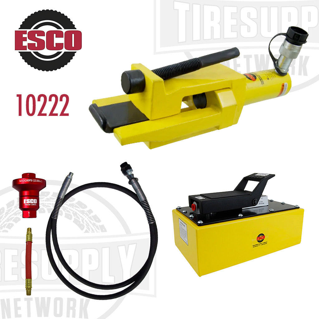 ESCO | Giant Tire Bead Breaker Kit with 5 Quart Hydraulic Pump (10222)