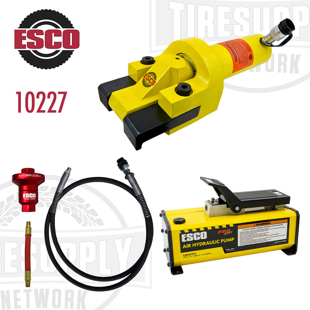 ESCO | Giant Tire Bead Breaker Kit with 1/2 Gallon Hydraulic Air Pump (10227)