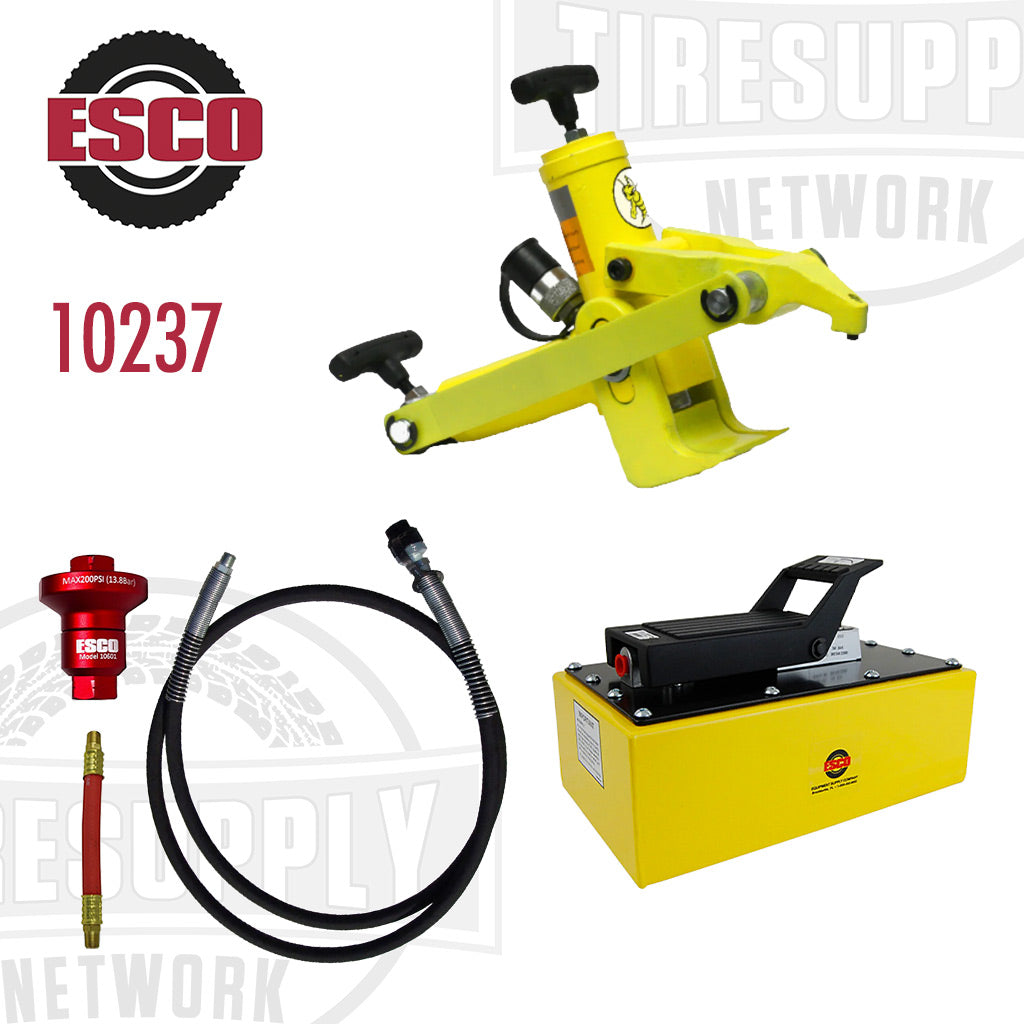 ESCO | Yellow Jackit Combi Style Bead Breaker Kit with 5 Quart Hydraulic Pump (10237)