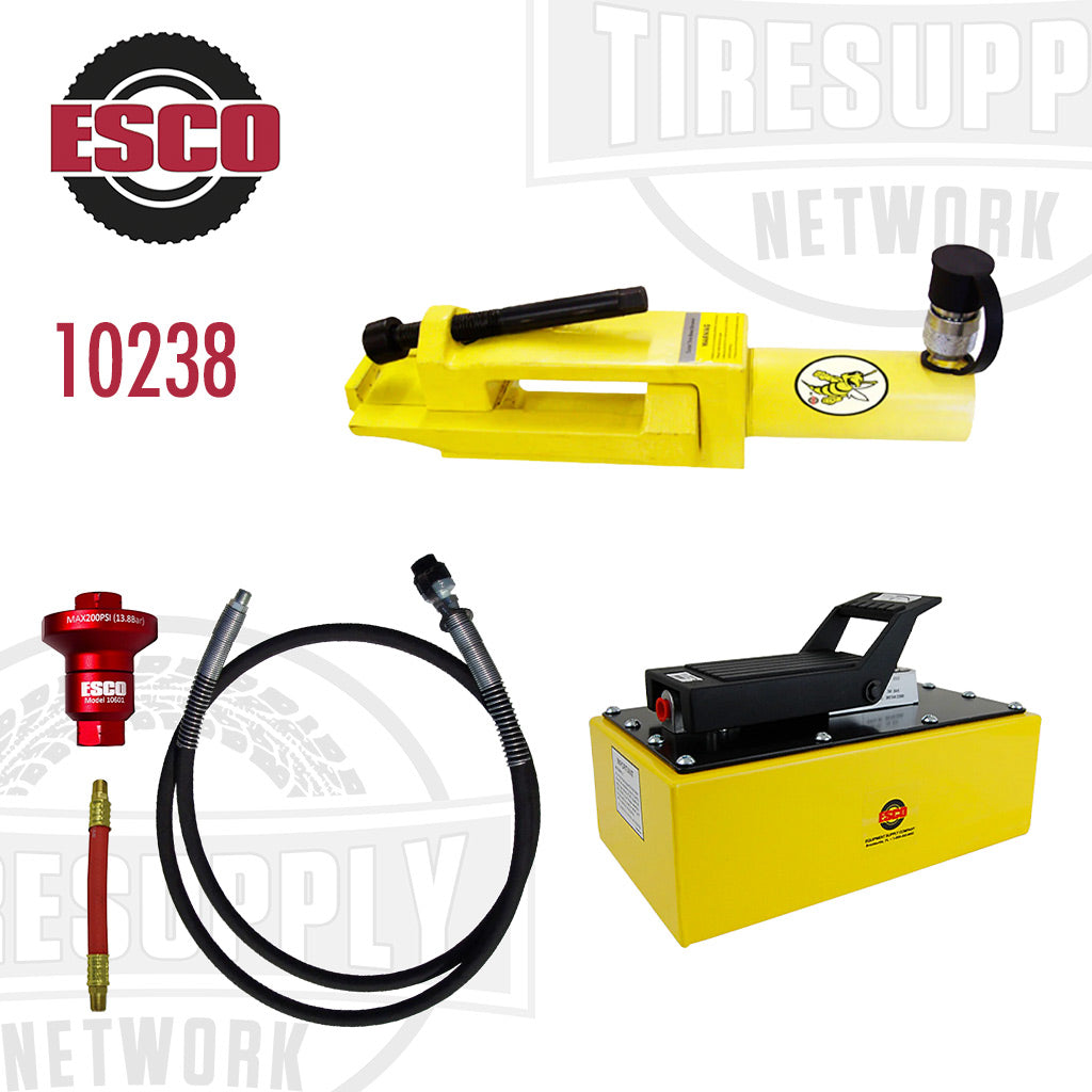 ESCO | Yellow Jackit Giant Tire/OTR Bead Breaker Kit with 5 Quart Hydraulic Pump (10238)