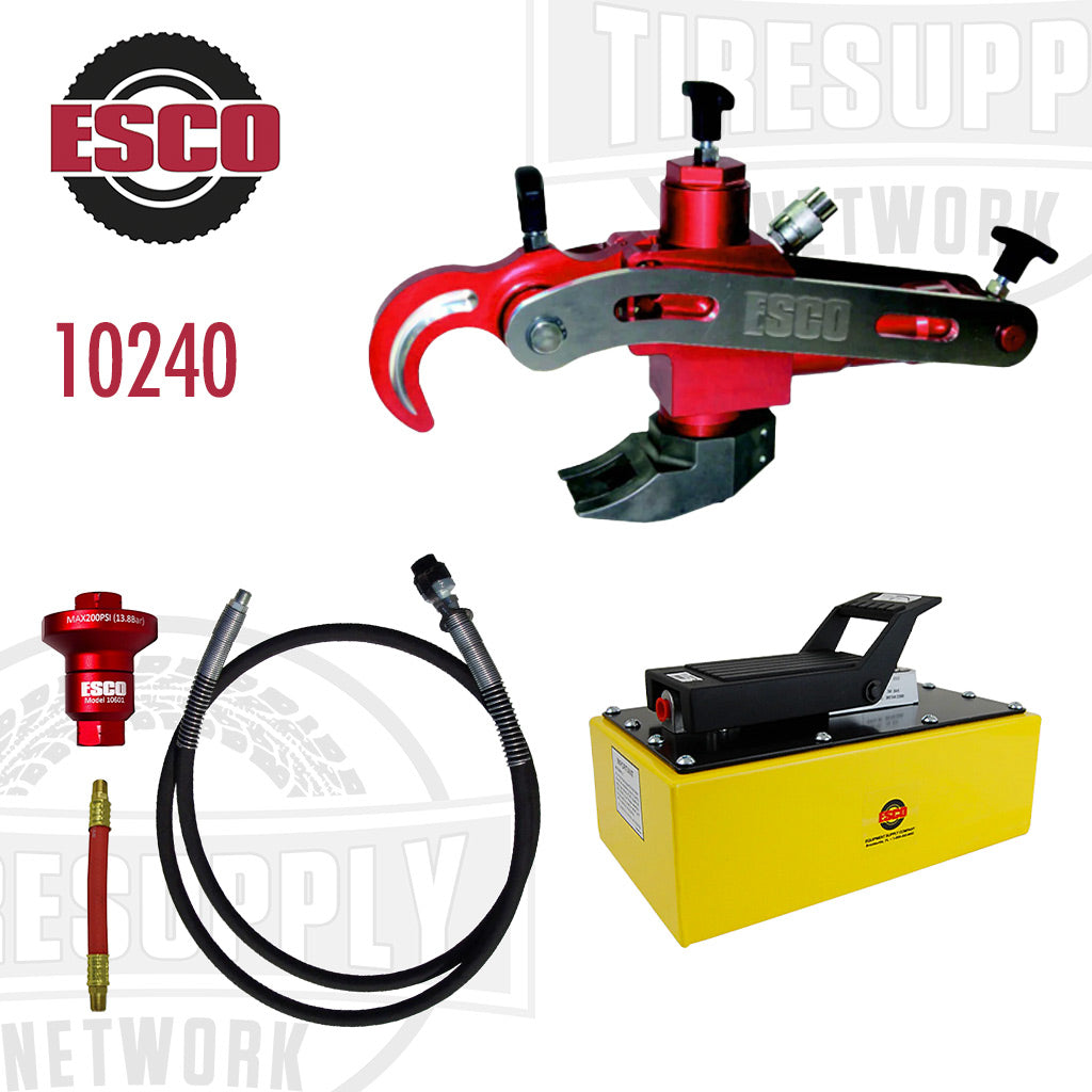 ESCO | Euro Style Aluminum Bead Breaker Kit with 5 Quart Hydraulic Pump (10240)