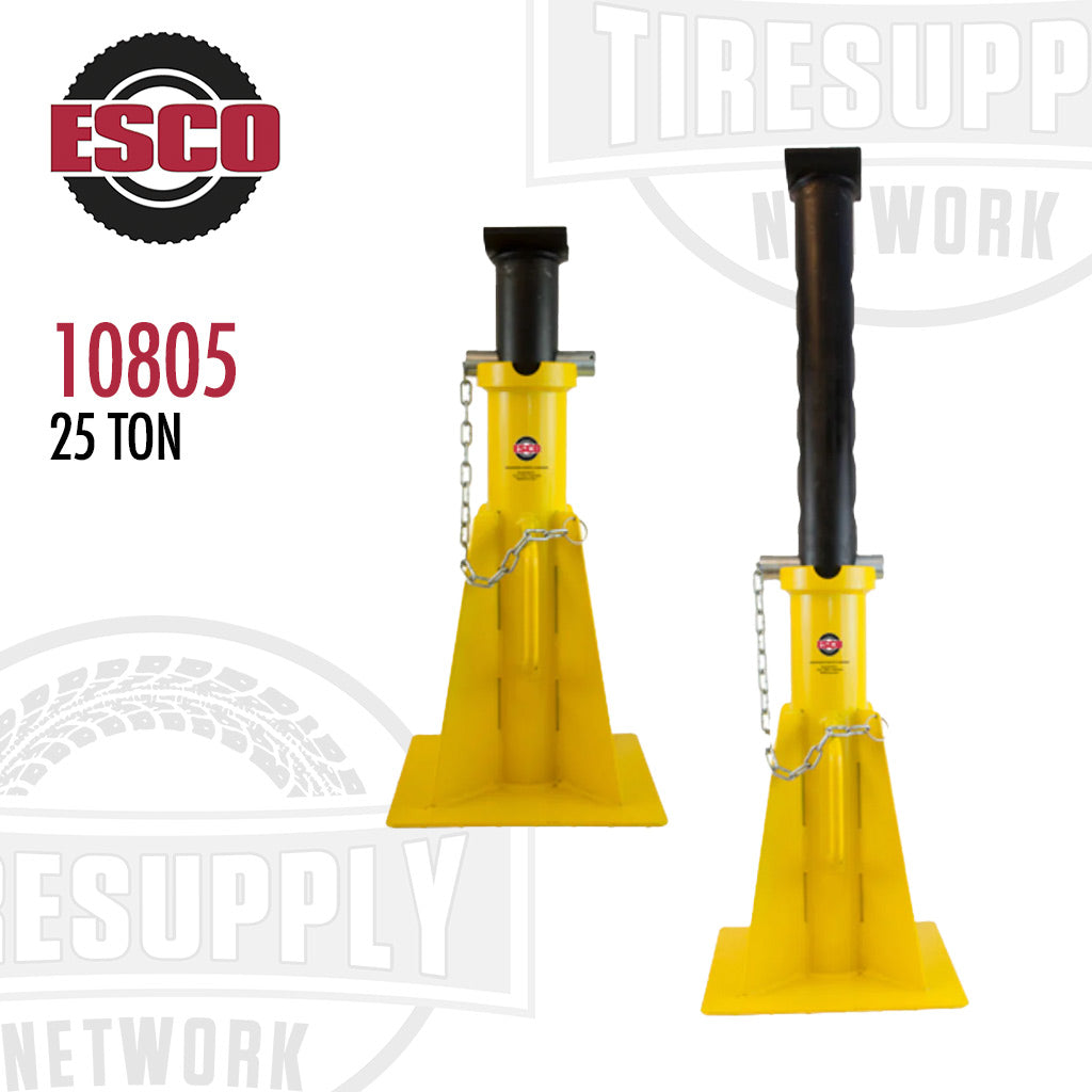 ESCO 10805 25 Ton Pin Style Short Jack Stand | Tire Supply Network