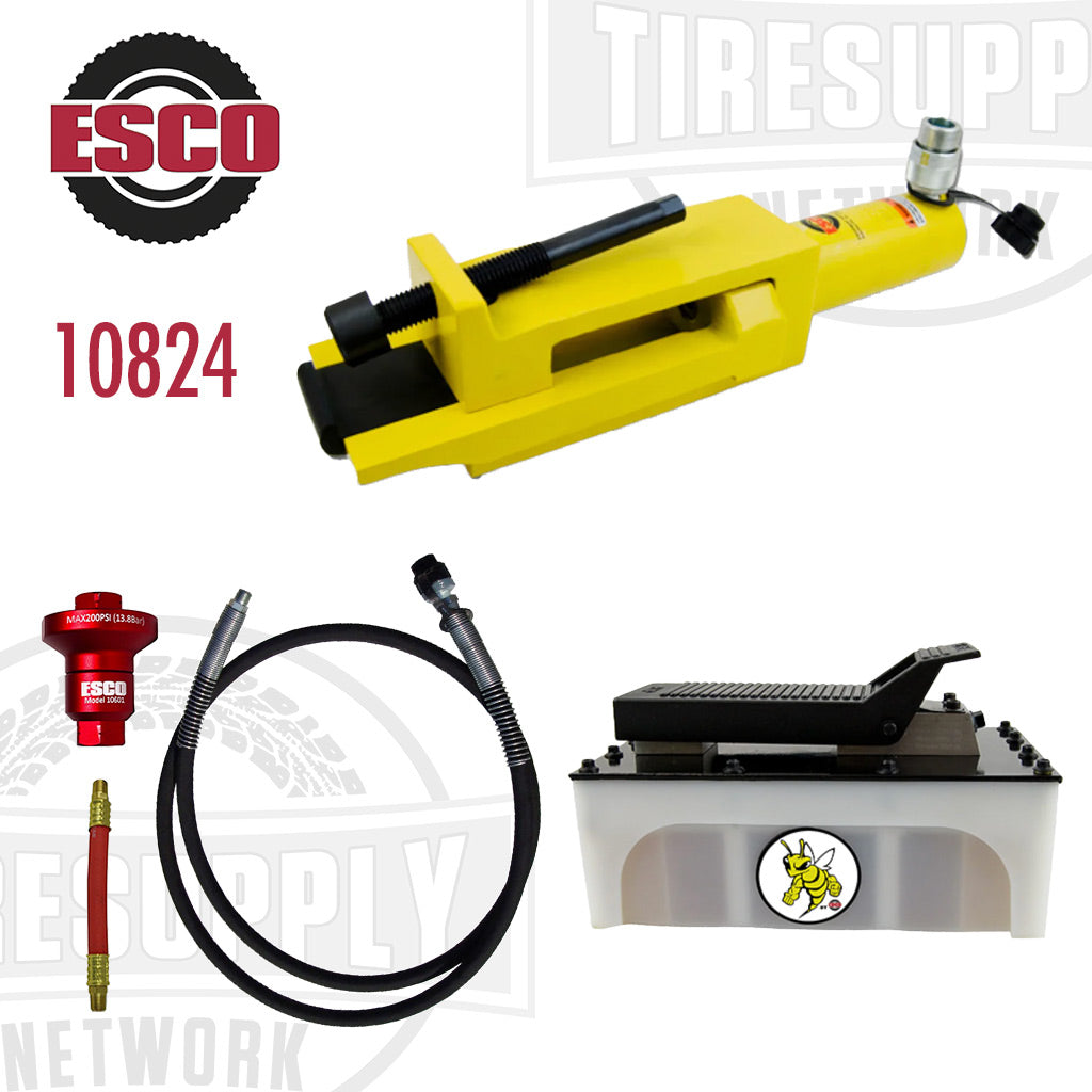 ESCO | Giant Tire/Earthmover Bead Breaker Kit with Yellow Jackit 5 Quart Pump (10824)