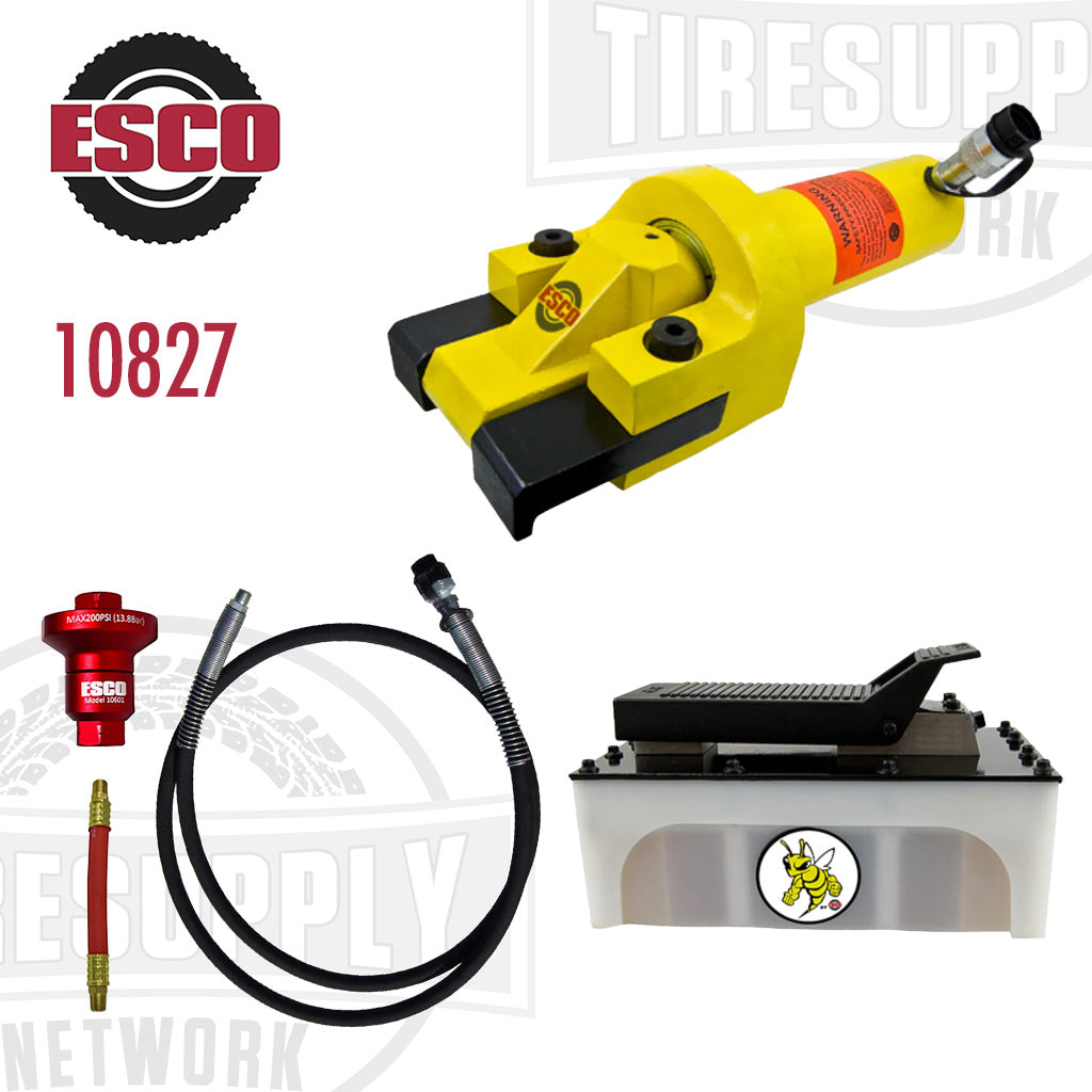 ESCO | Giant Tire Bead Breaker Kit with Yellow Jackit 5 Quart Pump (10827)