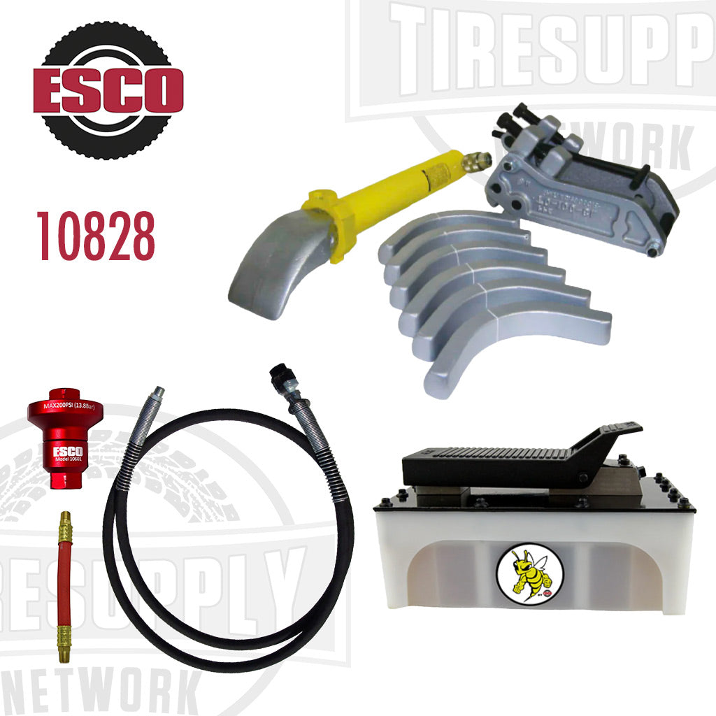 ESCO | Giant Tire Bead Breaker Head Kit with Yellow Jackit 5 Quart Pump (10828)