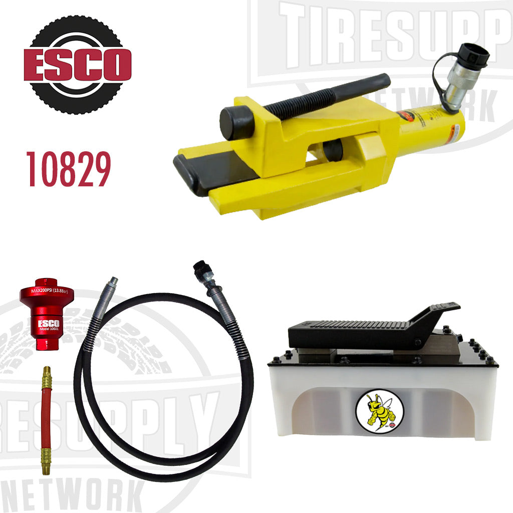 ESCO | Giant Tire Bead Breaker Kit with Yellow Jackit 5 Quart Pump (10829)