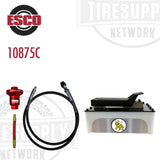 ESCO | Yellow Jackit 5 Quart Plastic Reservoir Air Hydraulic Pump Kit (10875C)