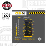 ESCO 12538 | CribLok™ Composite Cribbing System 100 Ton Capacity - 20 Piece Kit - 47" Max Height