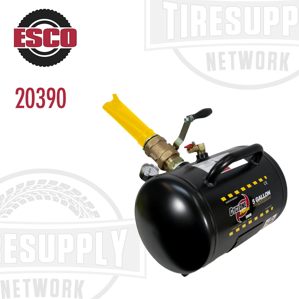 ESCO 20390 | Cyclone-X Series 5 Gallon Steel Tank Bead Seater