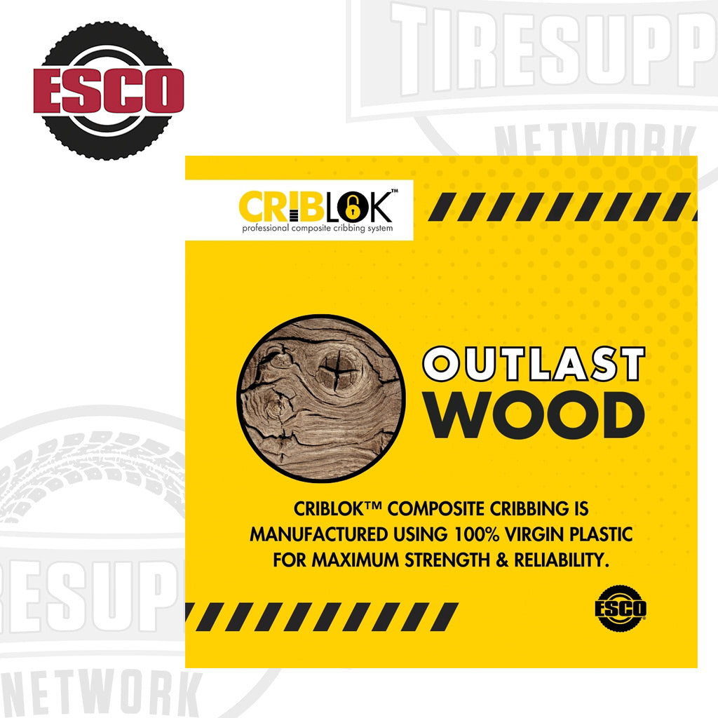 ESCO 12533 | CribLok™ Composite Cribbing System 100 Ton Capacity - 8 Piece Kit - 18" Max Height
