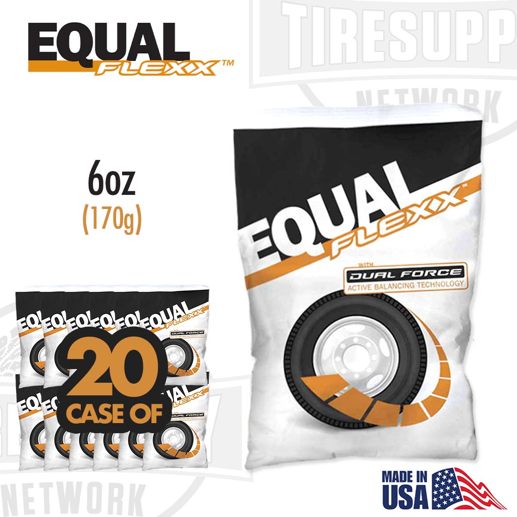 Equal Flexx | Tire Balancing 6 oz. Drop-In Bag or Case of 20 (EQFXDC40)