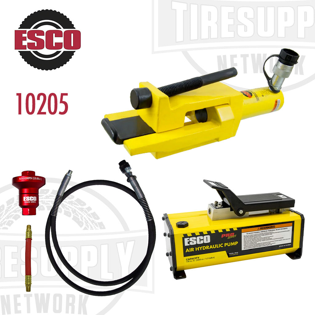 ESCO | Giant Tire Bead Breaker Kit with 1/2 Gallon Hydraulic Air Pump (10205)