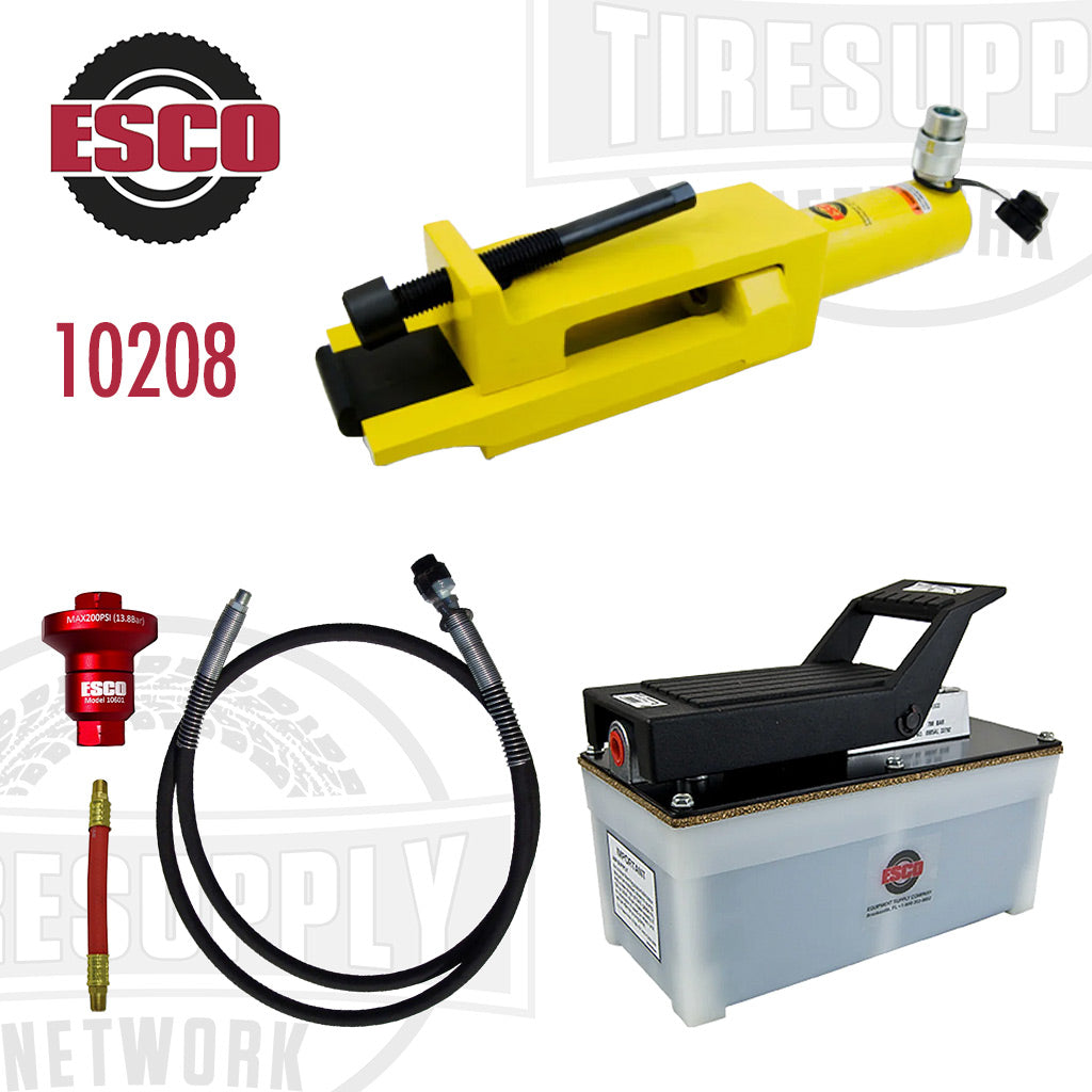 ESCO 10208 | 2.5 Quart Hydraulic Plastic Pump - Giant Tire/Earthmover Bead Breaker Kit