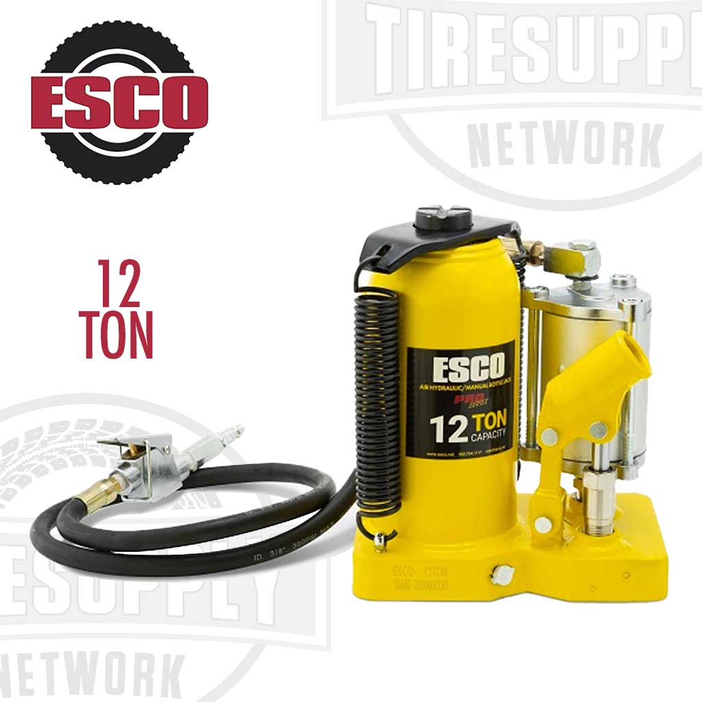 PRE-ORDER: ESCO 10380 Pro Series 12 Ton Air Hydraulic Bottle Jack