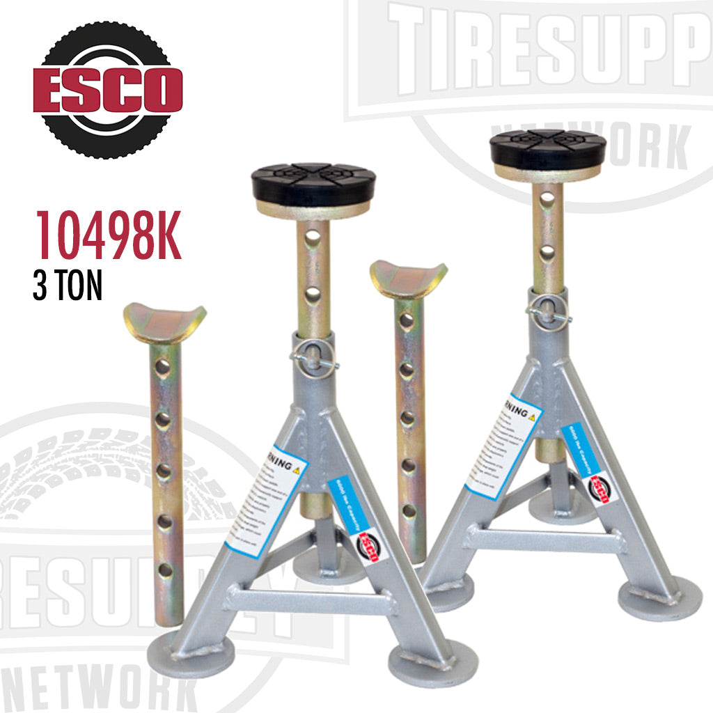 ESCO | 3 Ton Performance Jack Stand Kit - Pair (10498K)