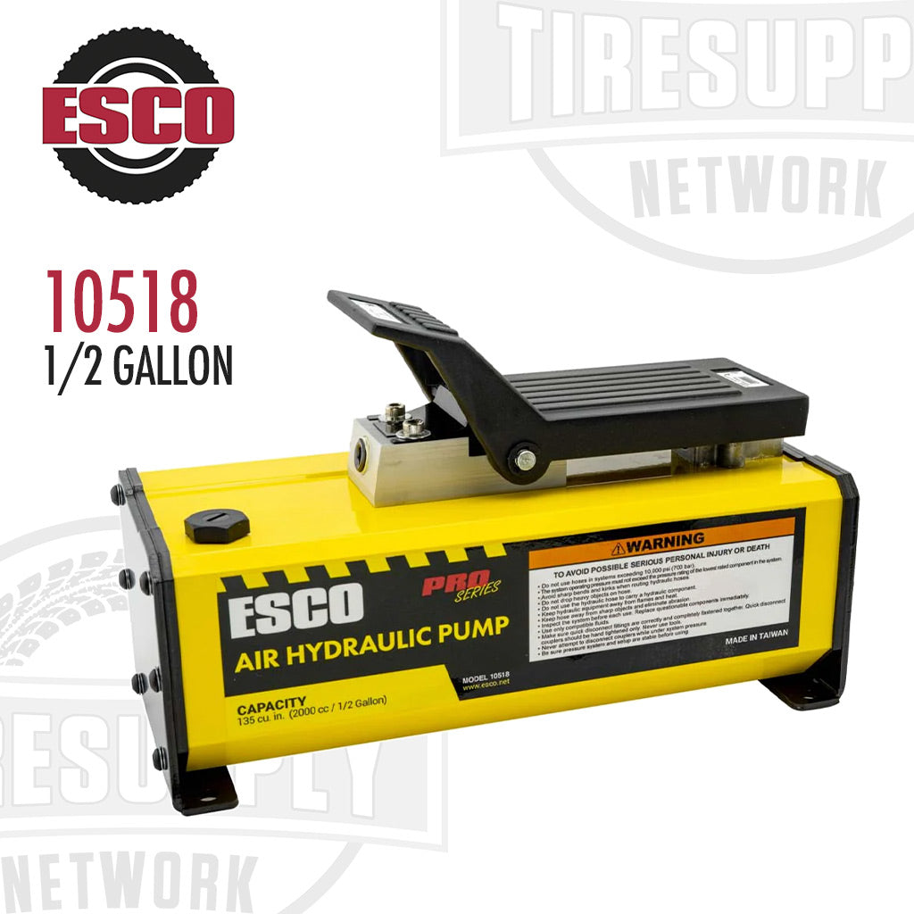 ESCO 10518 Pro Series 1/2 Gallon Air Hydraulic Pump