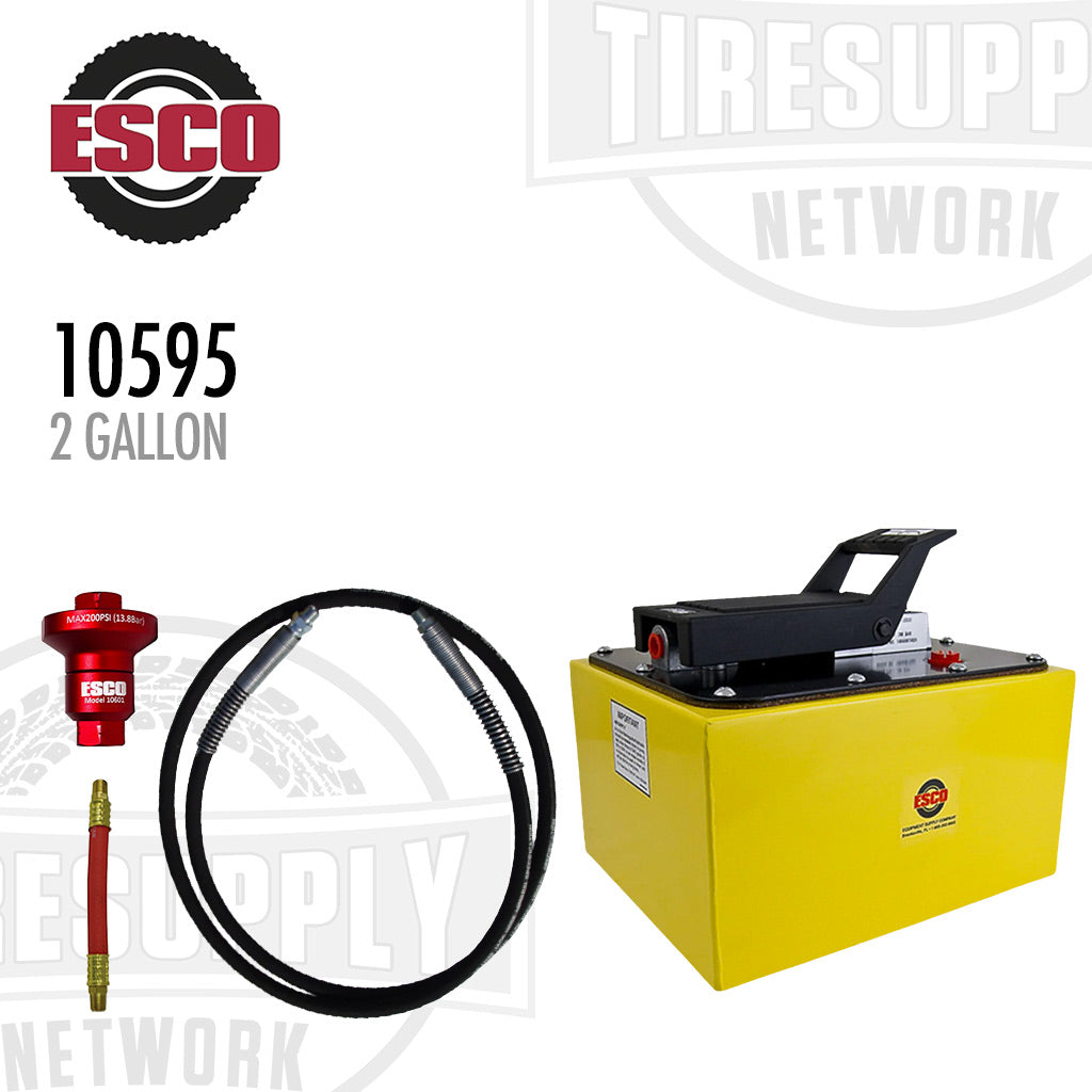 ESCO 10595 | 2 Gallon Air Hydraulic Pump Kit